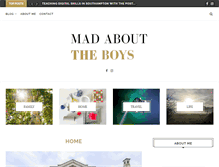 Tablet Screenshot of madabouttheboys.net